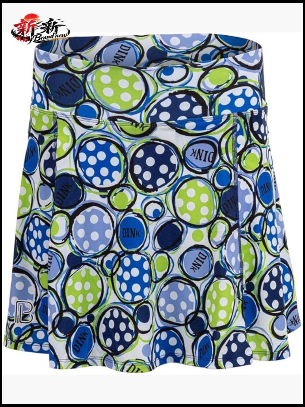 A-Line Skort with Built-in Shorts & Pockets, Lightweight Athletic Skirt